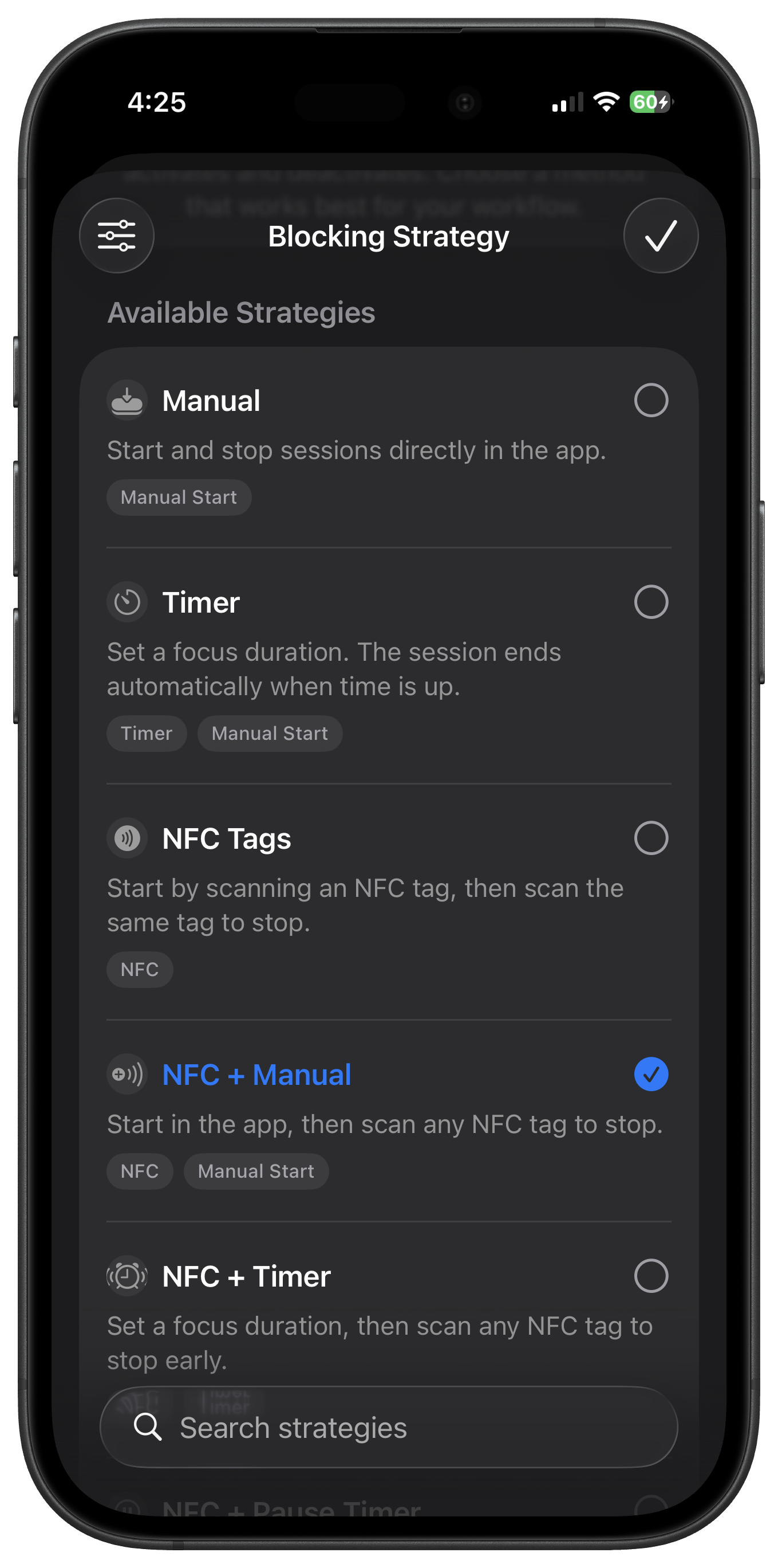 TezBlock blocking-strategy picker